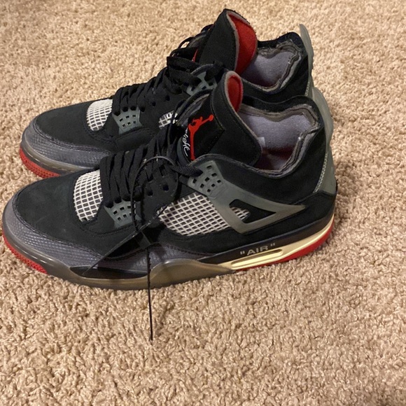 Off white Jordan 4’s - Picture 3 of 4